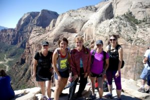 hats, sunglasses, tanks and shorts to wear camping in zion
